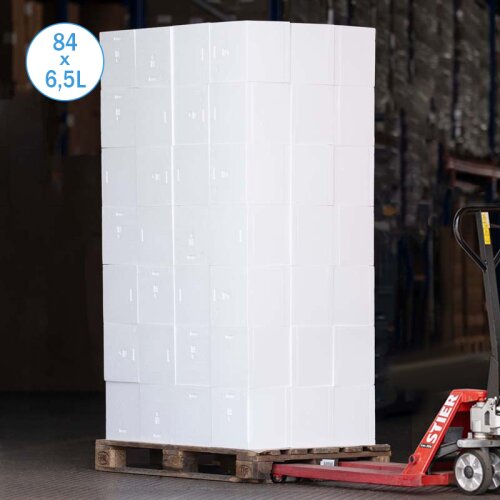Boîte isotherme en polystyrène 6,5 litres glacière récipient d’expédition (84 pièces sur palette)