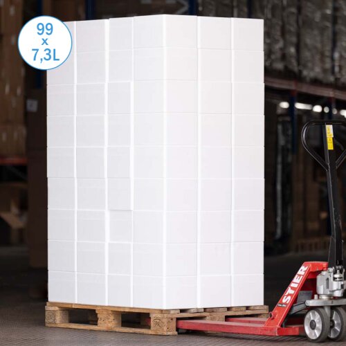 Boîte isotherme en polystyrène 7,3 litres glacière récipient d’expédition (99 pièces sur palette)