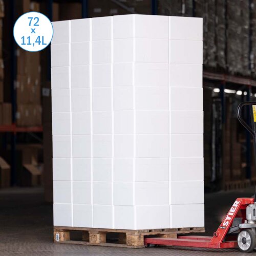 Boîte isotherme en polystyrène 11,4 litres glacière récipient d’expédition (72 pièces sur palette)