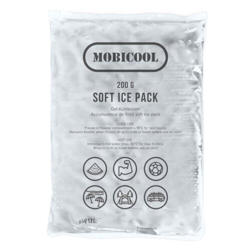 Gel Cooling Pad Softice 200 Compresse froide / chaude (-18 à +60 degrés), flexible et malléable jusqu’à -18°, convient aux aliments, non toxique, en cas de piqûres d’insectes ou de gonflement