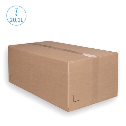 Boîte isotherme en polystyrène 20,1 litres glacière récipient d’expédition (7 pièces par carton)