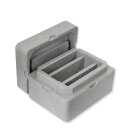 Boîte isotherme 24h pour l’envoi de sperme frais en élevage équin, contenant pour sperme d’étalon avec logo personnalisé