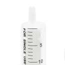 KRUUSE Seringue jetable 20ml, inclus capuchon de fermeture transparent