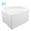 Boîte isotherme en polystyrène 21 litres glacière récipient d’expédition (8 pièces par carton)