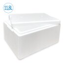 Boîte isotherme en polystyrène 11,8 litres glacière récipient d’expédition pour aliments, boissons, médicaments - polystyrène en EPS - boîte isolante réutilisable